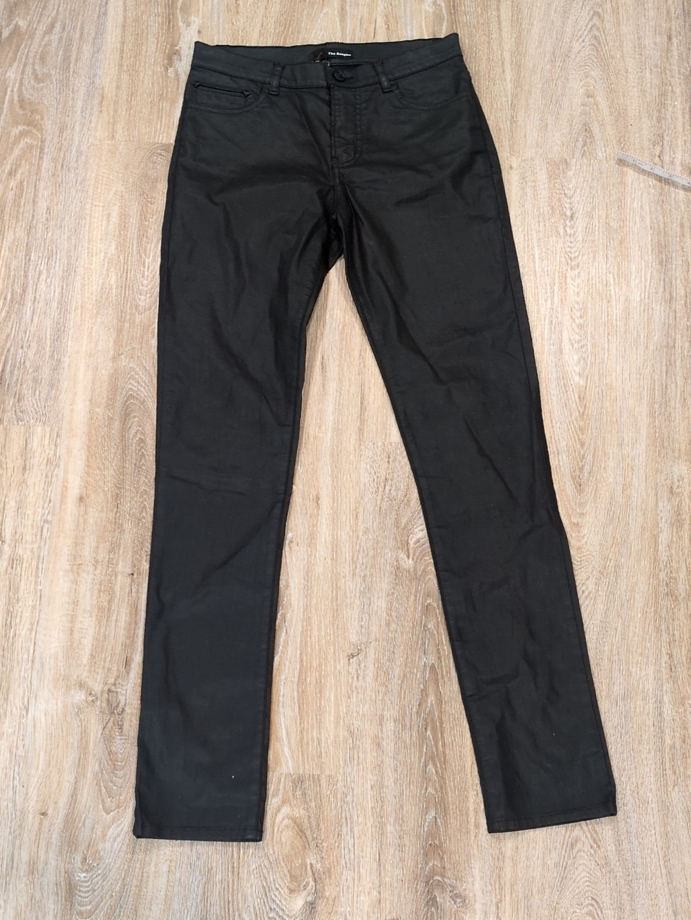 😎❤️⭐T he Kooples Black sleek Coated Skinny Pants Women's size 26 😎❤️⭐